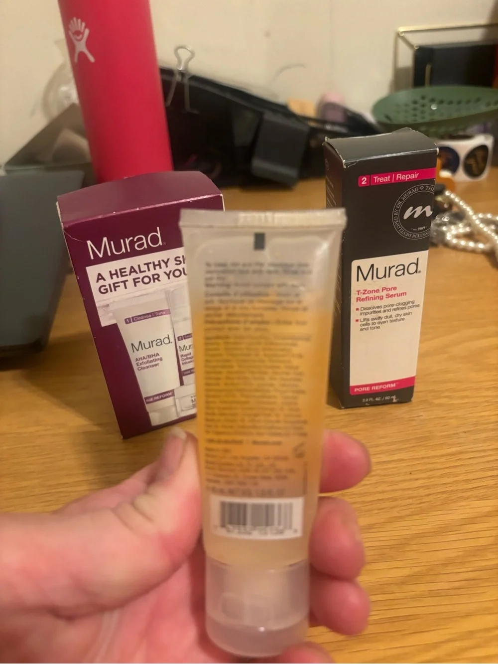 Murad Essential-C Cleanser Trio with Yellow and Purple Accents